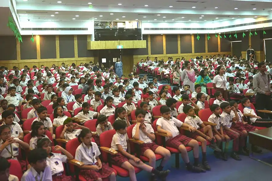 A full house in the auditorium